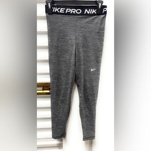 Nike Women Running Tights Gray Size Small